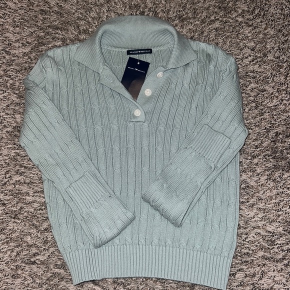 Brandy Melville Sweaters - Brandy Melville Sage Green Knit Sweater Size Small.